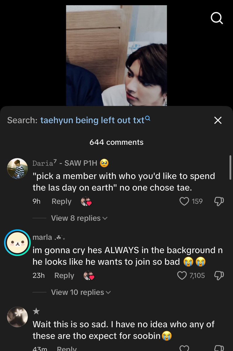 TXT being clearly uncomfortable with taehyun and excluding him. — a thread... 🧵