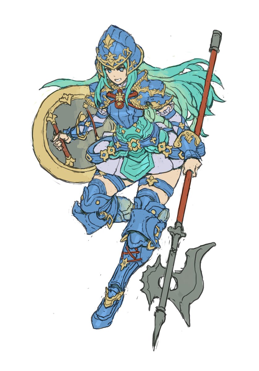 nrcgray's tweet image. Sketch of Nephenee from Fire Emblem:
I wasn't happy with the old version so I made a new one.
#FireEmblem