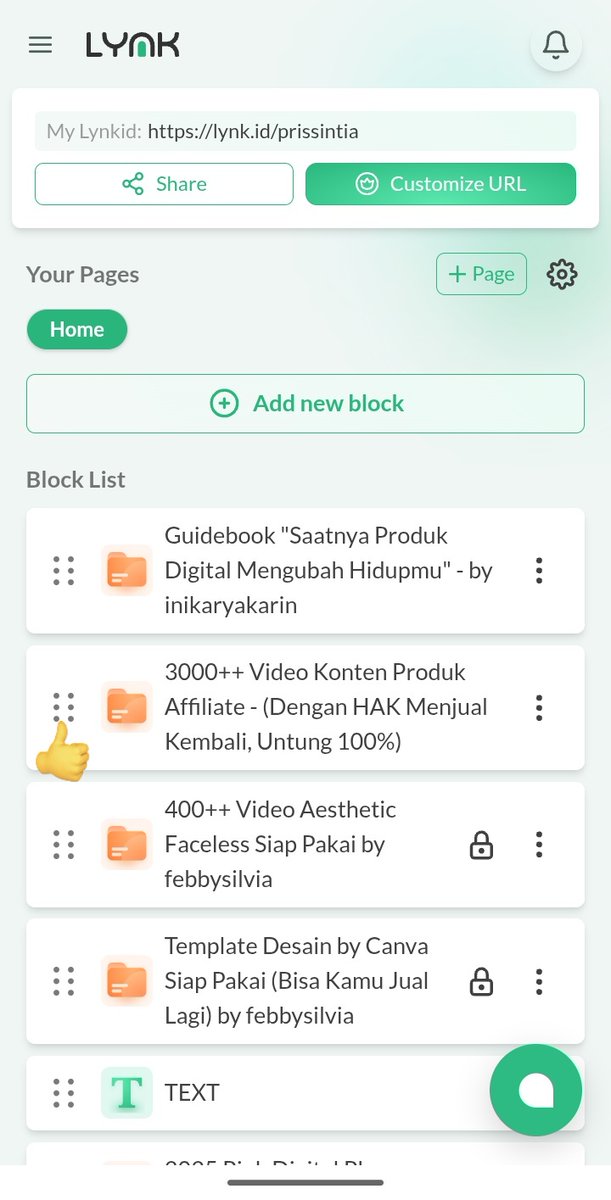 happyLife23_'s tweet photo. @spicynoodlezup Hehe gampang kok, di bagian add new block, biasanya kita nambahin 'digital product' kan, nah untuk judul gitu tinggal pake 'text' aja. Trus tulis deh text yg kamu mau, ntr tinggal atur aja mau taruh dimana(tinggal geser aja titik 6 sebelah kiri itu) https://t.co/QI2twQuYdg