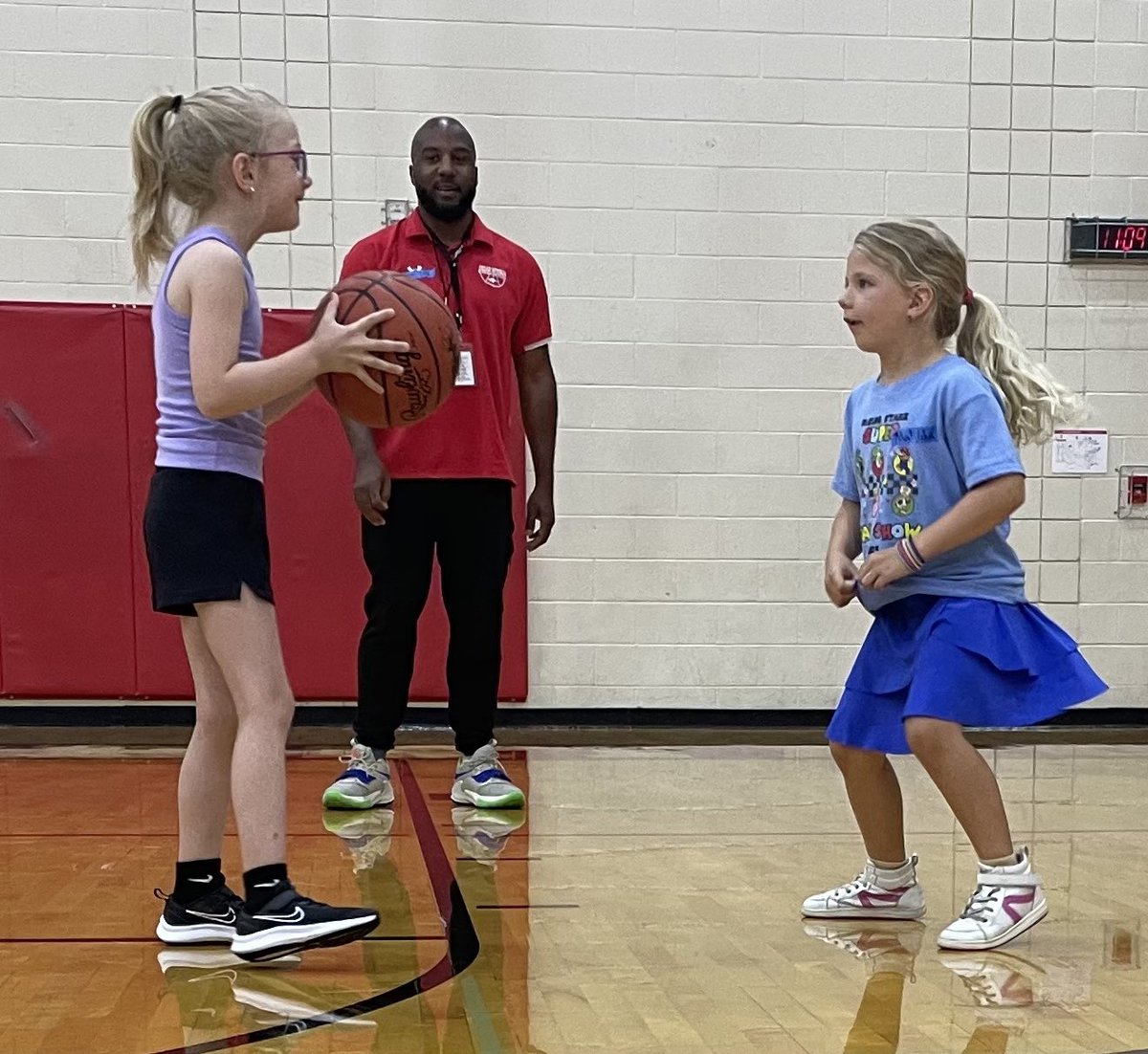 Our summer youth camp is doing everything and more for the little ones as they learn the game of basketball! Go Cedar