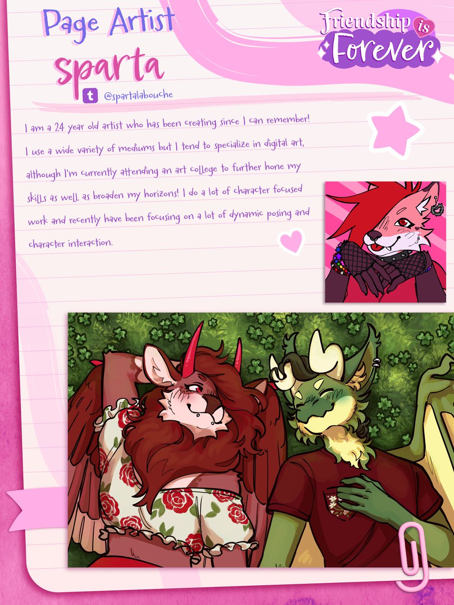 ✨ Contributor Spotlight: sparta ✨

Our next Page Artist is sparta! Their piece features a gorgeous collage with Starlight Glimmer befriending the Mane 6.

💖 Tumblr spartalabouche.tumblr.com