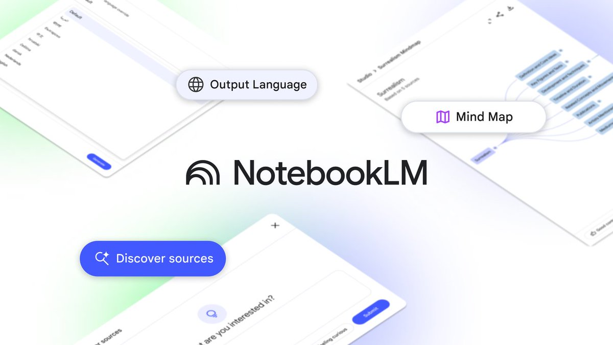 googleespanol's tweet photo. 🚨Si todavía NO estás usando esta herramienta de IA de Google, deberías hacerlo

Con @NotebookLM, tienes un asistente de estudio/investigación que:

✅resume
✅responde preguntas
✅crea audios
✅te ayuda a aprender más rápido

Abrimos hilo con lo que puedes hacer:🧵👇 https://t.co/yNWVSQw522