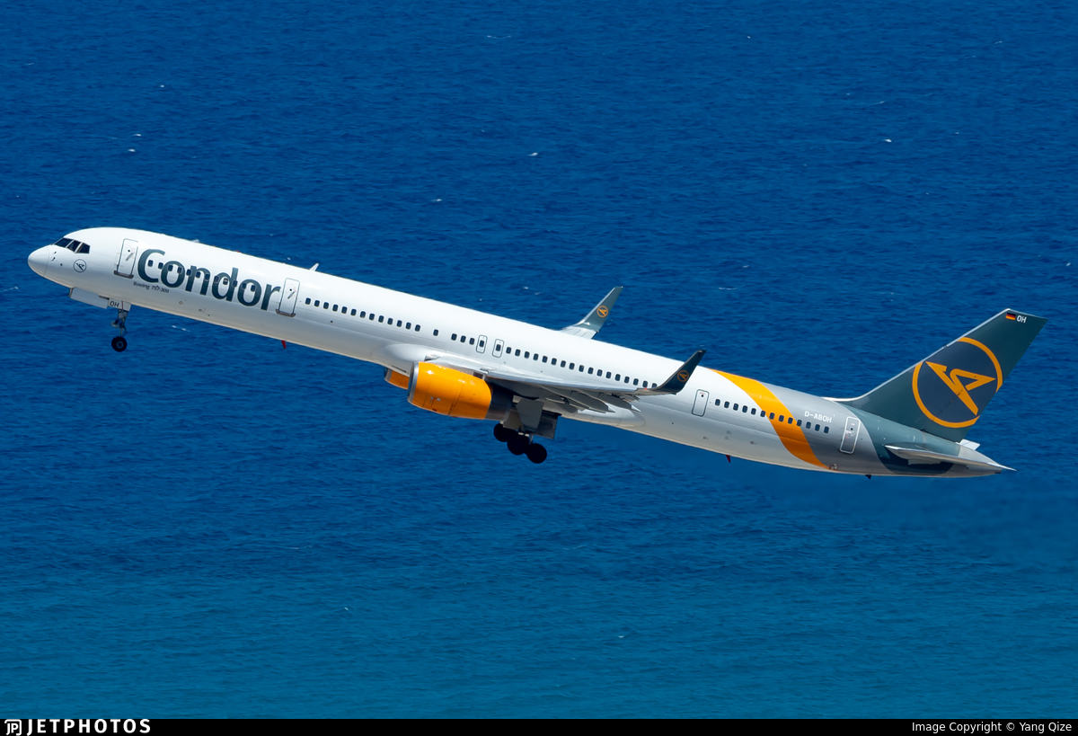 JetPhotos's tweet image. A Condor 757 departing Rhodes. jetphotos.com/photo/11761470 © Yang Qize