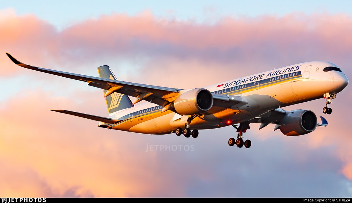 JetPhotos's tweet image. A Singapore A350 landing in Melbourne. jetphotos.com/photo/11762040 © STHILZA