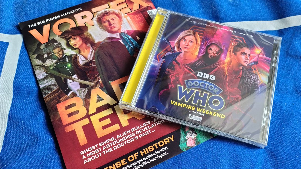 hostproductions's tweet image. My copy of 'Vampire Weekend' has arrived from @bigfinish, loving the Sixie promo with this month's Vortex magazine.
Catch up with my review of this release here: youtu.be/pJkHAhWZEMM?si…
#DoctorWho