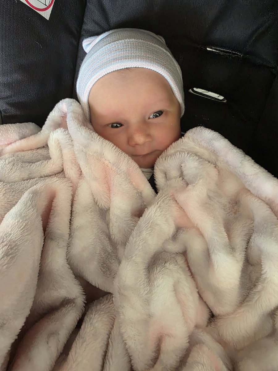 Baby girl Charlotte May got to come home today. Praise the Lord 🙏