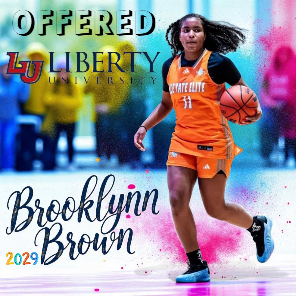 Elevate Elite (@elevate_elite) on Twitter photo Congrats to 2029 G Brooklynn Brown (<a href="/Brooklynn2029/">Brooklynn Brown</a>) on picking up an offer from <a href="/LibertyWBB/">Liberty Women's Basketball</a> today! #3SSB⏫️ #EYG #3StripeLife 📈 Congrats to 2029 G Brooklynn Brown (<a href="/Brooklynn2029/">Brooklynn Brown</a>) on picking up an offer from <a href="/LibertyWBB/">Liberty Women's Basketball</a> today! #3SSB⏫️ #EYG #3StripeLife 📈