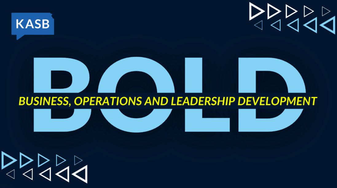 Dr. Michelle Hubbard (@drmjhubb) on Twitter photo <a href="/KASBPublicEd/">Kansas Association of School Boards</a> can help you grow into your role and boldly lead, serve & advocate. Enhance your leadership skills/knowledge by joining the KASB Business, Operations & Leadership Development (BOLD) program. Nominate a Colleague! shorturl.at/2cH6Q
<a href="/BrittonHart/">Britton Hart</a> <a href="/KASBPublicEd/">Kansas Association of School Boards</a> can help you grow into your role and boldly lead, serve & advocate. Enhance your leadership skills/knowledge by joining the KASB Business, Operations & Leadership Development (BOLD) program. Nominate a Colleague! shorturl.at/2cH6Q
<a href="/BrittonHart/">Britton Hart</a>