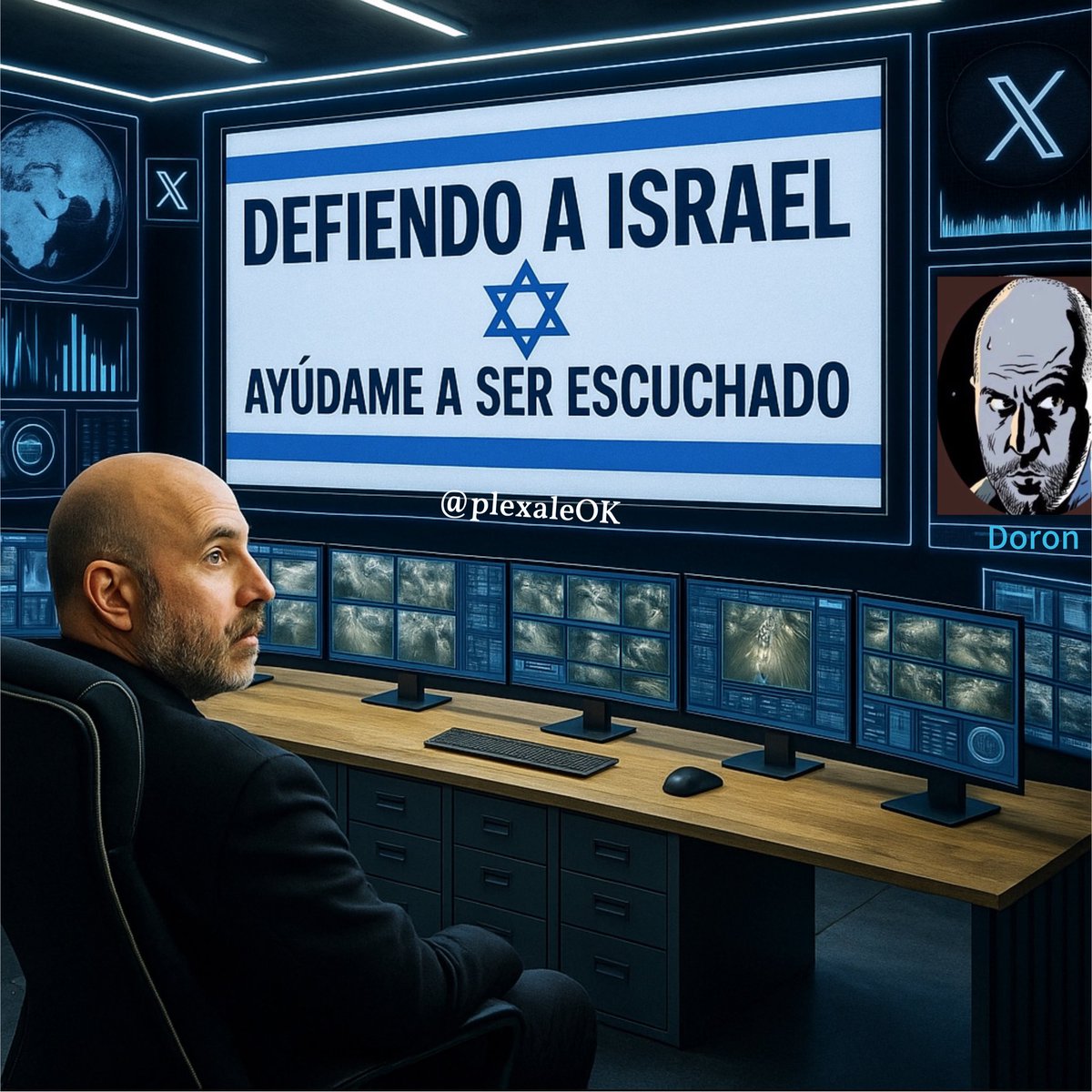 Yo solo te voy a pedir que me sigas apoyando 
Y si ya me seguís, que no dejes de expresar tu apoyo.

Es muy difícil solo, contra el inexplicable algoritmo y contra miles que odian.

Ayúdame a ser escuchado 
Juntos somos más fuertes.

Gracias 🙏🏻🇮🇱💙