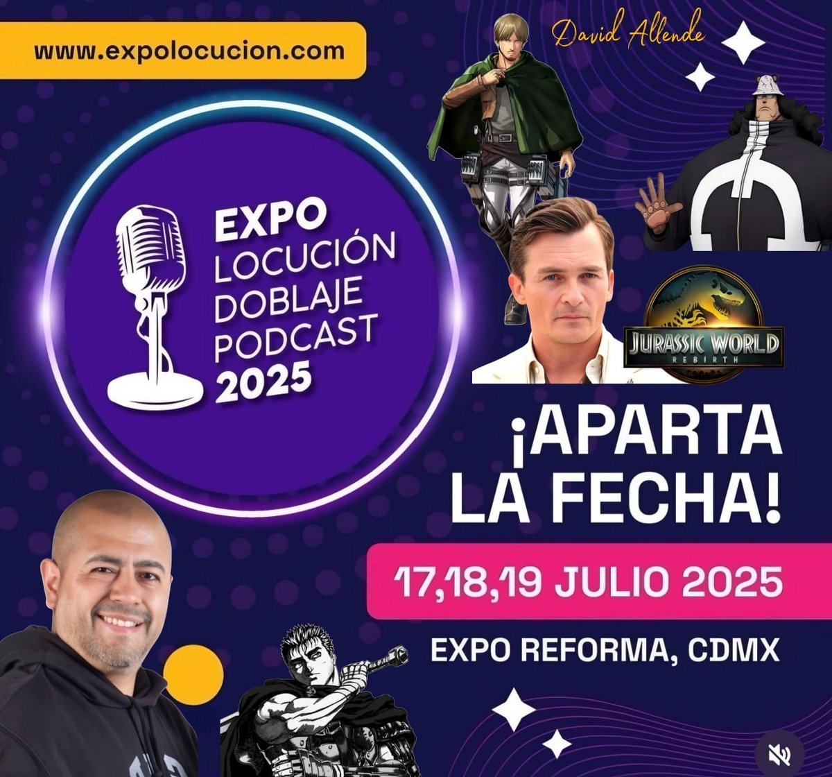 ๐๐ช๐ฟ๐ฒ๐ญ ๐๐ต๐ต๐ฎ๐ท๐ญ๐ฎ ๐บ (@3david10) on Twitter photo ยกยกNos vemos este fin de semana en @expolocucion en el stand 107 de <a href="/bit24studio/">Bit24studio</a> !! Estaremos los tres dรญas.
#expolocuciรณndoblajeypodcast2025 #podcast #locucion #audio #estudio #doblaje #voiceover #sound #
Serรก un placer convivir con ustedes ๐บ ยกยกNos vemos este fin de semana en @expolocucion en el stand 107 de <a href="/bit24studio/">Bit24studio</a> !! Estaremos los tres dรญas.
#expolocuciรณndoblajeypodcast2025 #podcast #locucion #audio #estudio #doblaje #voiceover #sound #
Serรก un placer convivir con ustedes ๐บ