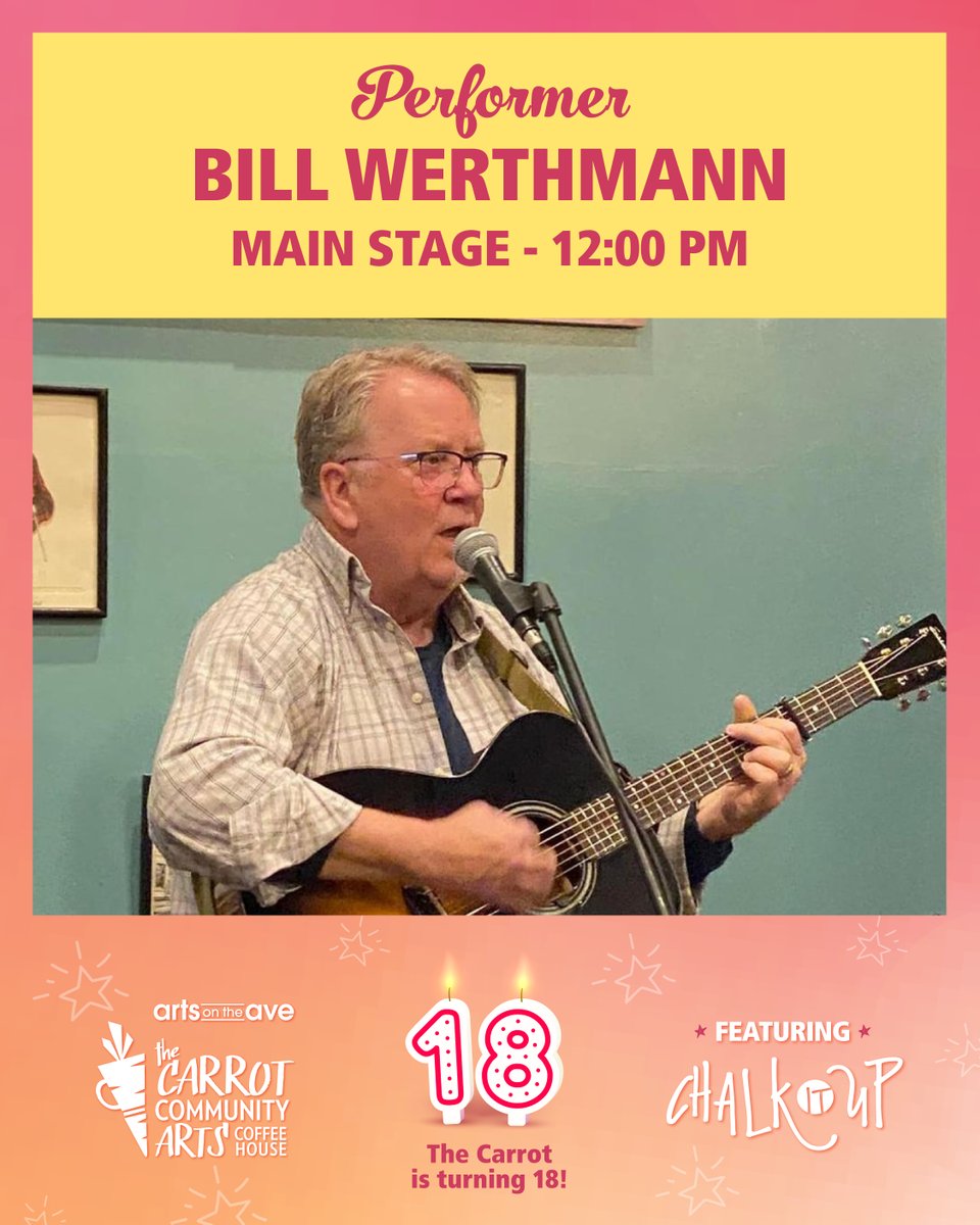 With decades of songwriting and storytelling behind him, Bill Werthmann brings deep heart, gentle humor, and timeless truth to the stage. 🎸