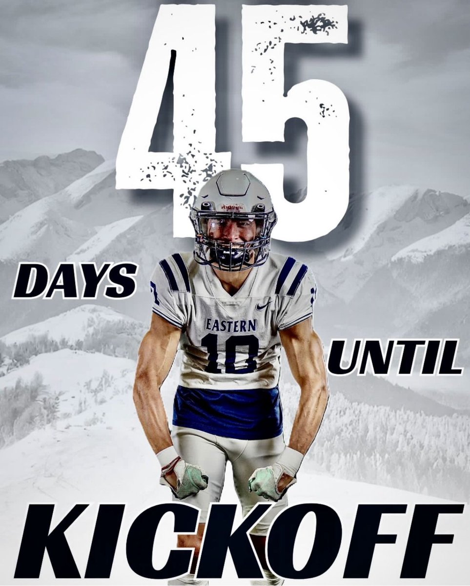 Counting down the days and working to get better everyday! #MountUp
