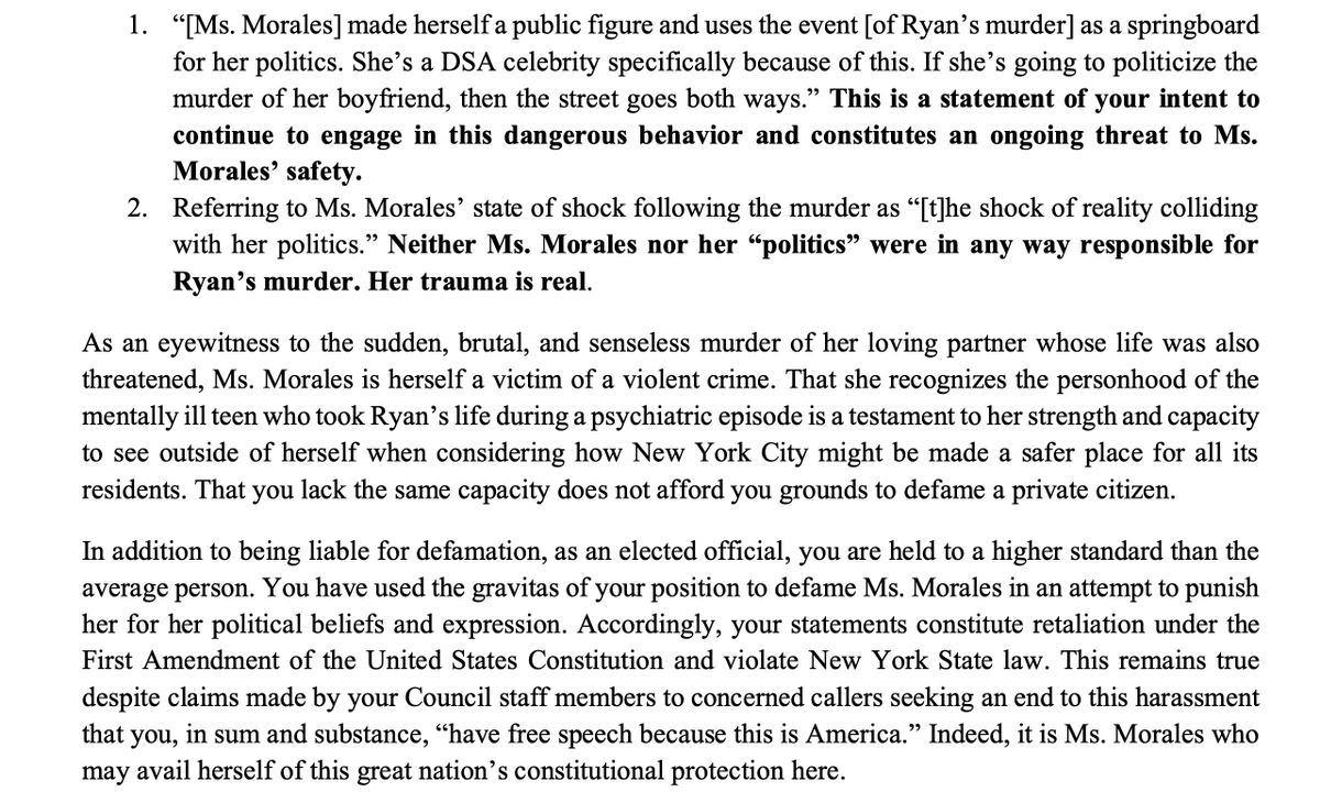 "That she recognizes the personhood of the mentally ill teen who took Ryan's life during a psychiatric episode is a testament to her strength and capacity to see outside herself when considering how New York City might be made a safer place for all its residents."