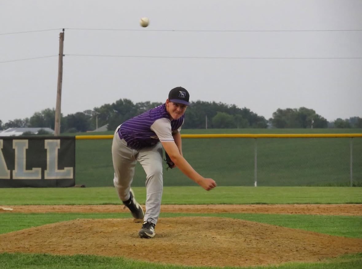 Congratulations to Colton Moffit for his selection to the First Team as a pitcher by the Iowa Star Conference! Colton went 9-2 overall on the mound for the season with a 0.90 ERA and 0.90 WHIP. Batters hit only .156 against him and he led Iowa Class 1A in strikeouts with 119 Ks.
