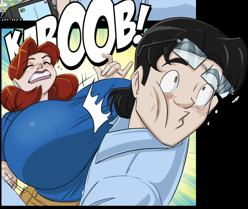 "Hey Jessie, how is Breast Buy goin- GAH!!"