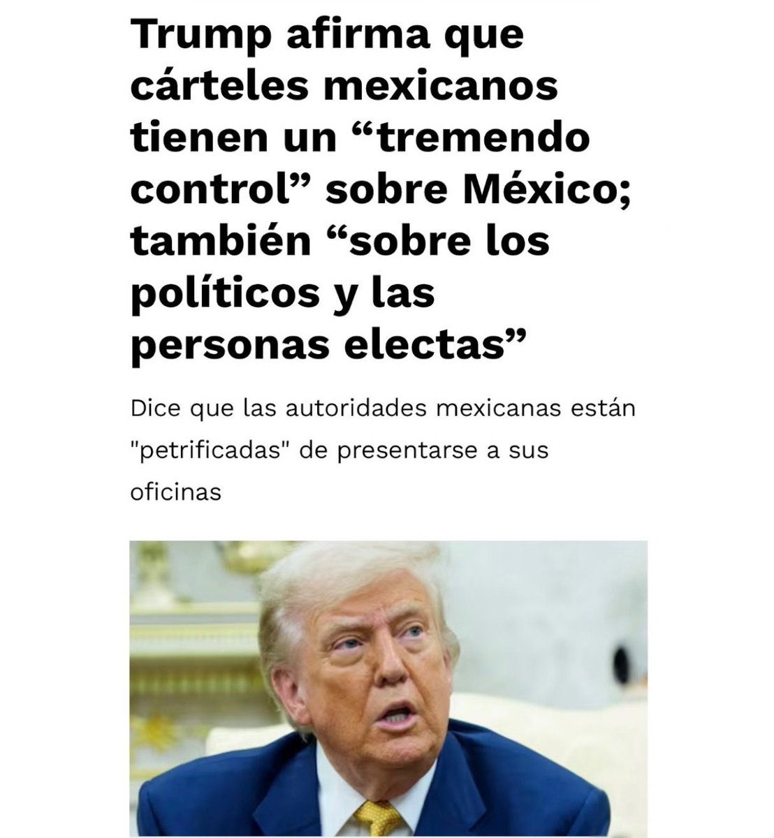 Guacamaya Leaks (@guacamayanleaks) on Twitter photo Se acabó la amistad con <a href="/lopezobradooor_/">Andres Manuel Lopez Obrador (PARODIA)</a> y el respeto a <a href="/Claudiashein/">Claudia Sheinbaum Pardo</a>
Ahora si, <a href="/realDonaldTrump/">Donald J. Trump</a> va por ellos. Se acabó la amistad con <a href="/lopezobradooor_/">Andres Manuel Lopez Obrador (PARODIA)</a> y el respeto a <a href="/Claudiashein/">Claudia Sheinbaum Pardo</a>
Ahora si, <a href="/realDonaldTrump/">Donald J. Trump</a> va por ellos.