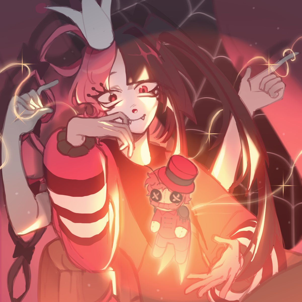 hoshi_joo's tweet image. Pausita para diseñar otra brujis de un proyectow