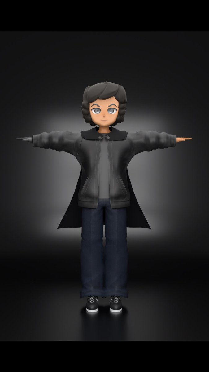 Rilena_vr's tweet photo. 🖤💨 When mystery meets drip a shadow walker in sneakers and cold stares.

Crafted for BADDEVLEO, this OC doesn’t shout he shows up. Big coat energy, untouchable vibe
⠀
#OCReveal #AnimeInspired #3DModelDrop #CustomAvatar #MainCharacterVibes #ShadowStyle #VRChatReady #Stylized3D https://t.co/2799PRQZPx