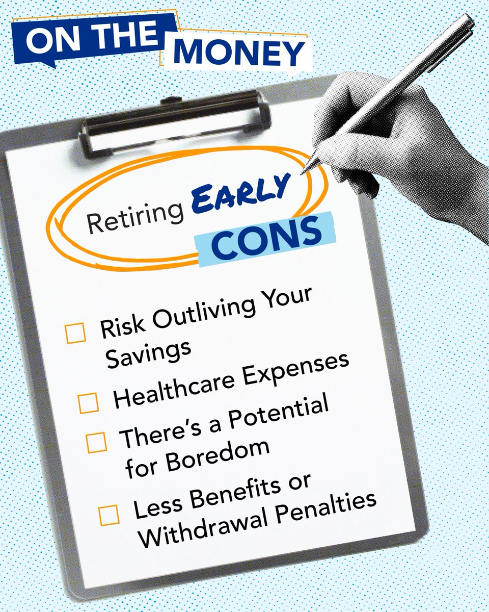 Could you walk away from the 9‑to‑5 for good? What would you do with all that extra time and can your savings keep up? 👉 redfcu.org/personal/finan… #OnTheMoney #EarlyRetirement #RedstoneFCU #rfcu