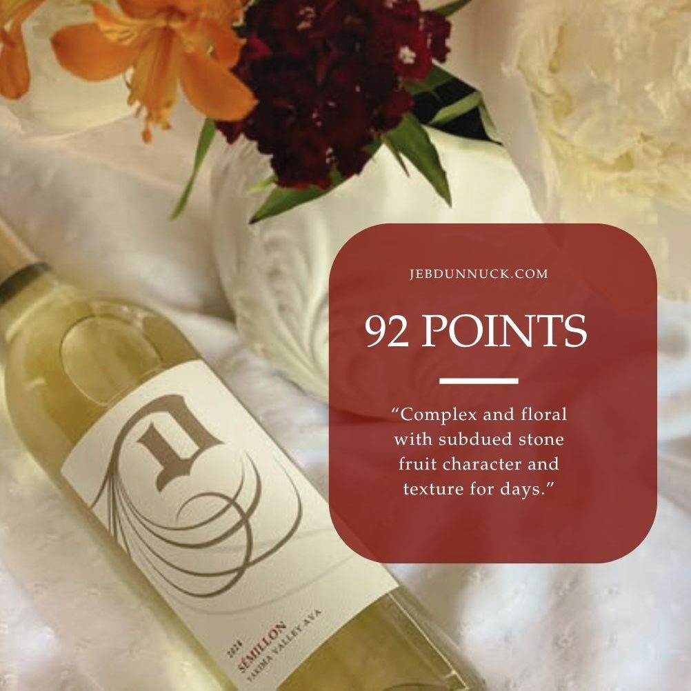 The Damsel doesn't frequently submit wine for reviews. But  it is pretty gratifying to have someone like <a href="/vboone/">Virginie Boone</a> note that our first Semillon release is plenty complex and ageable! ⁠🫶⁠
Full review available via JebDunnuck.com.⁠
⁠#wawine