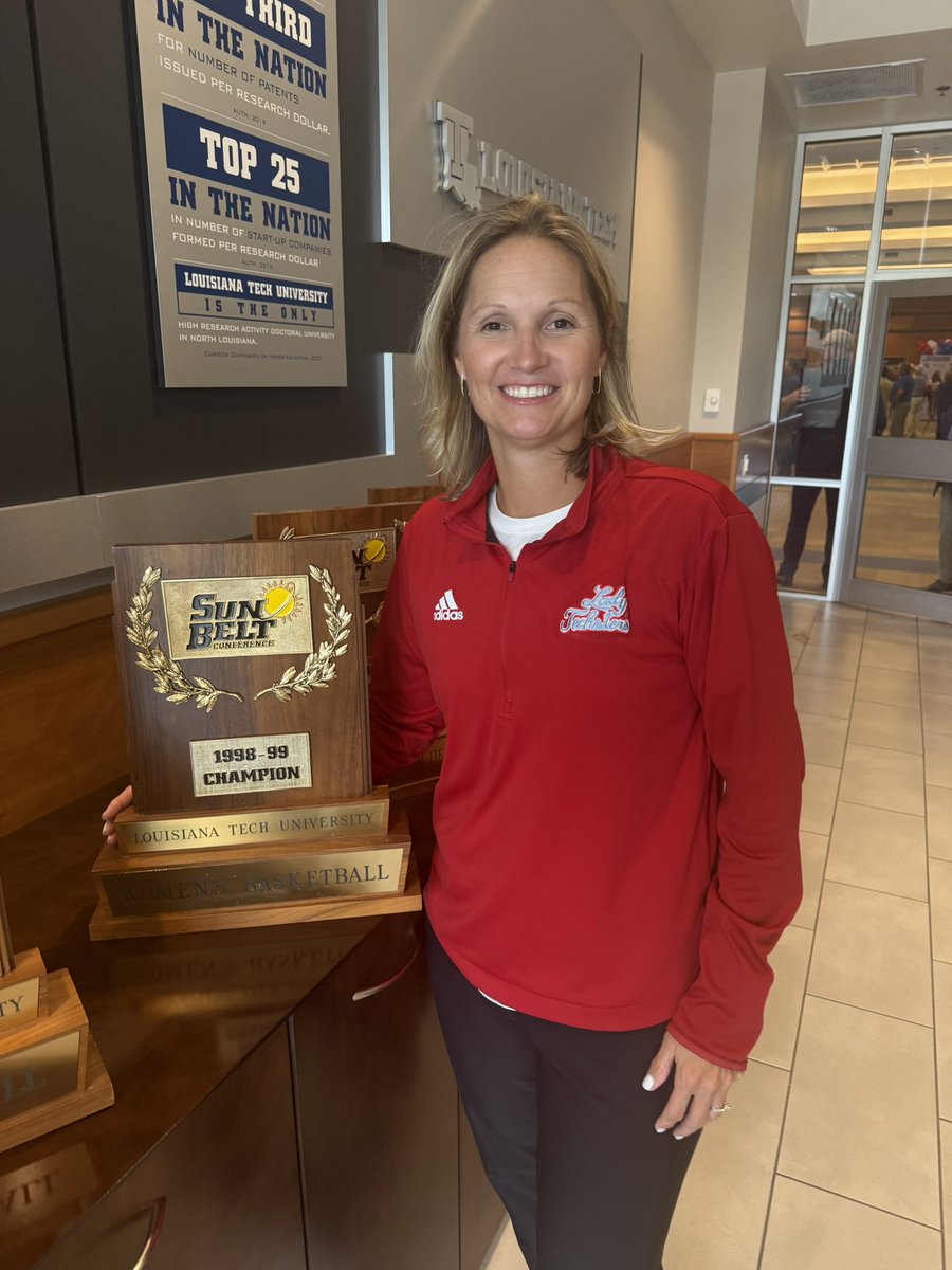 LATechWBB's tweet image. Brought out some hardware for a special day