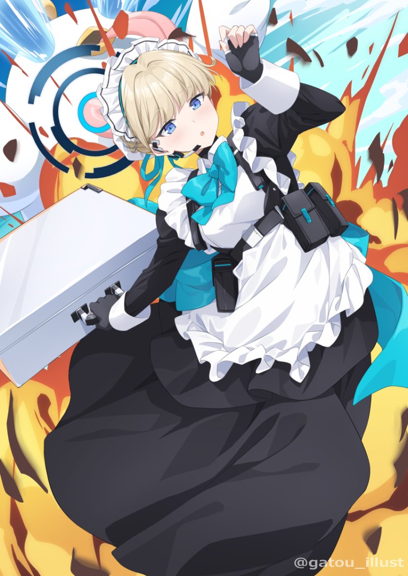 去年の冬コミ新刊の表紙、ブルアカからトキ