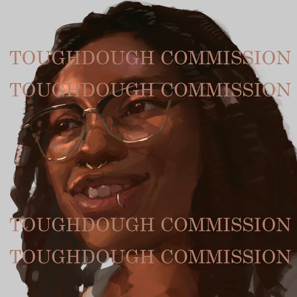 toughdough_'s tweet image. one of my portrait commissions done!
