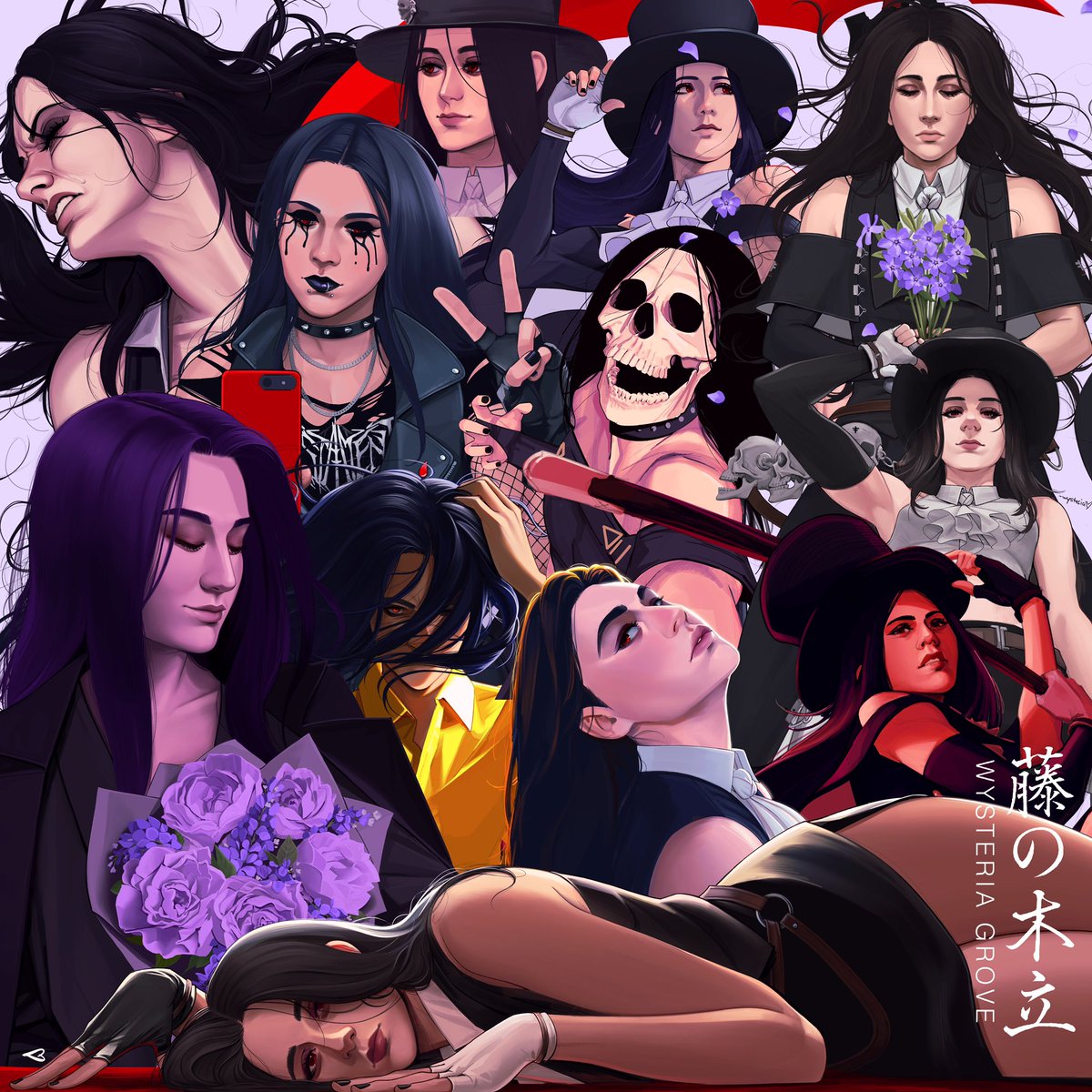 i made this collage as a testament to how much i love the character :)
#TESTACULT