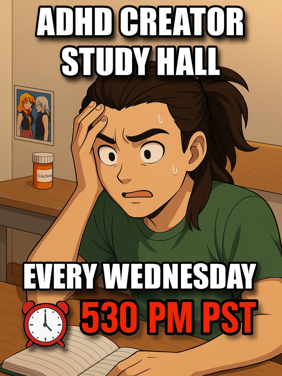 3VONTV's tweet image. Are you procrastinating right now in your content journey?
Maybe your putting off starting your content journey?
Or you’re like me, and your putting off the last little bit of editing for your YouTube video?
STUDY HALL STARTS IN 20 Minutes
🛑Stop putting it off, together