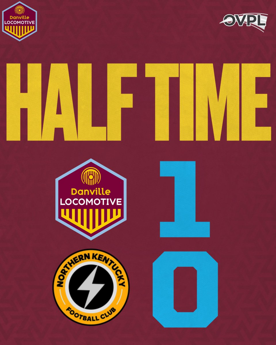We lead at the break. 45' away from an OVPL River Division title!