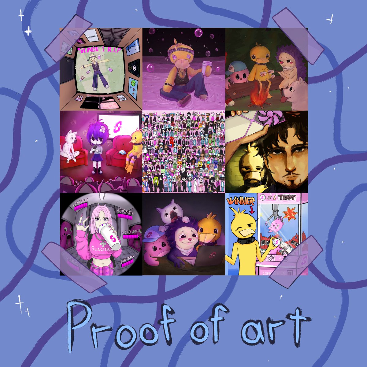 I was inspired by this post from solnechn1y, and I want to show my best artworks from 6 months contributing for Succinct! 
Great things are just around the corner!