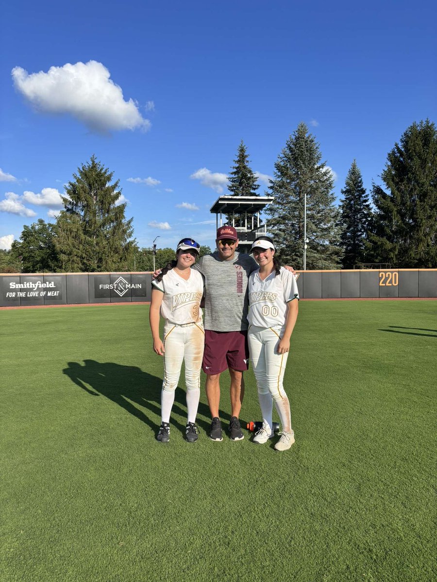Katie Wrigley (@wrigleykatie28) on Twitter photo Had an amazing first <a href="/HokiesSoftball/">Virginia Tech Softball</a> camp experience‼️ Thank you <a href="/VTechSBcoach/">Pete</a> , <a href="/michaellew10/">Mike Lewis</a> , and <a href="/jjpower19/">Joshua Johnson, PhD</a> for all the feedback to get better. I loved the tour of the facilities and the campus is beautiful. Can’t wait to come back to Blacksburg! Go Hokies🦃🧡!
#bethestandard Had an amazing first <a href="/HokiesSoftball/">Virginia Tech Softball</a> camp experience‼️ Thank you <a href="/VTechSBcoach/">Pete</a> , <a href="/michaellew10/">Mike Lewis</a> , and <a href="/jjpower19/">Joshua Johnson, PhD</a> for all the feedback to get better. I loved the tour of the facilities and the campus is beautiful. Can’t wait to come back to Blacksburg! Go Hokies🦃🧡!
#bethestandard