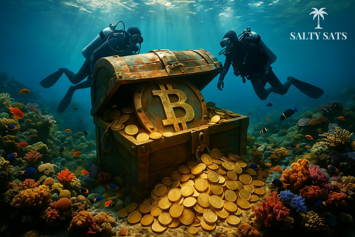 SaltySats's tweet photo. Diving deep into the world of Bitcoin feels just like uncovering a sunken treasure chest.

As BTC surges to new record highs amid U.S. policy optimism and institutional demand, it's the perfect time to explore the depths of crypto.

Get below the surface! Stack Sats, Stay Humble 🌊💰

#Bitcoin #DeepDive