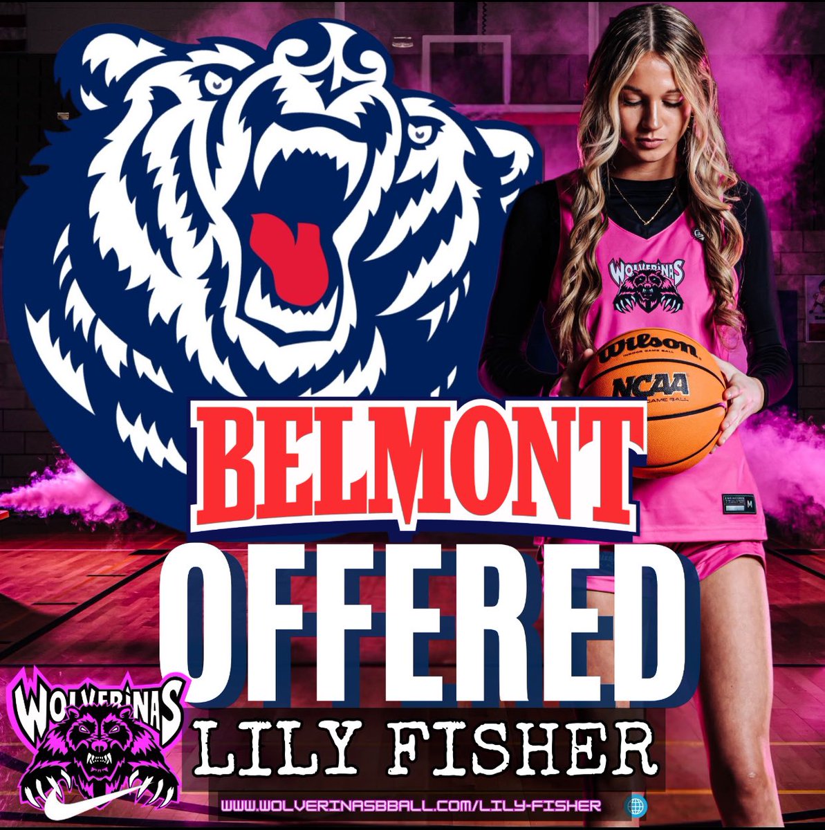 Lily Fisher 2027 (@lily_fisher3) on Twitter photo I am extremely grateful to have received an offer to play basketball at the University of Belmont! Thank you <a href="/BartABrooks/">Bart Brooks</a> and staff for this opportunity!
<a href="/wolverinas2026/">Wolverinas Basketball U17</a>
<a href="/Lvillegbb/">Libertyville Girls Basketball</a> I am extremely grateful to have received an offer to play basketball at the University of Belmont! Thank you <a href="/BartABrooks/">Bart Brooks</a> and staff for this opportunity!
<a href="/wolverinas2026/">Wolverinas Basketball U17</a>
<a href="/Lvillegbb/">Libertyville Girls Basketball</a>