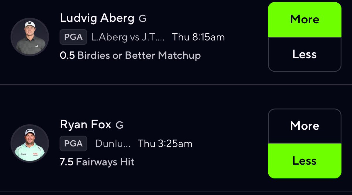 Jaycbb5's tweet image. PGA slip 5 likes for the 4 man 
#pga #prizepicks #pgaprizepicks #Britishopen