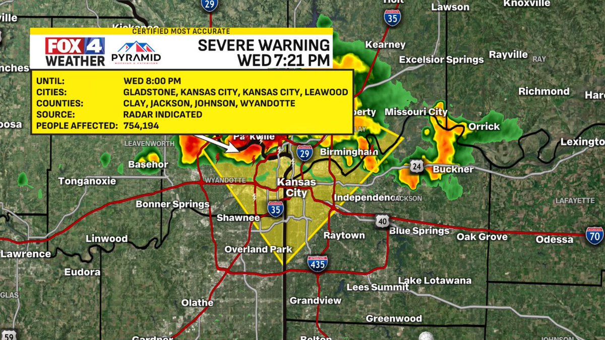 Tornado Warning Kansas City June 3, 2025 Tornadoes