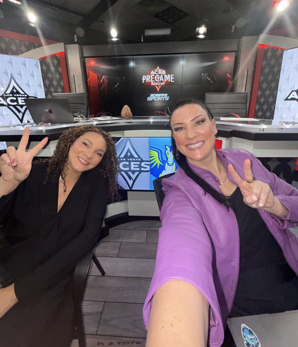 heyanneoneil's tweet image. Back in the Studio for WNBA Action - Aces vs Wings! We have you covered on the @LVAces PreGame, Halftime, and PostGame Shows! 🎥⛹️♀️