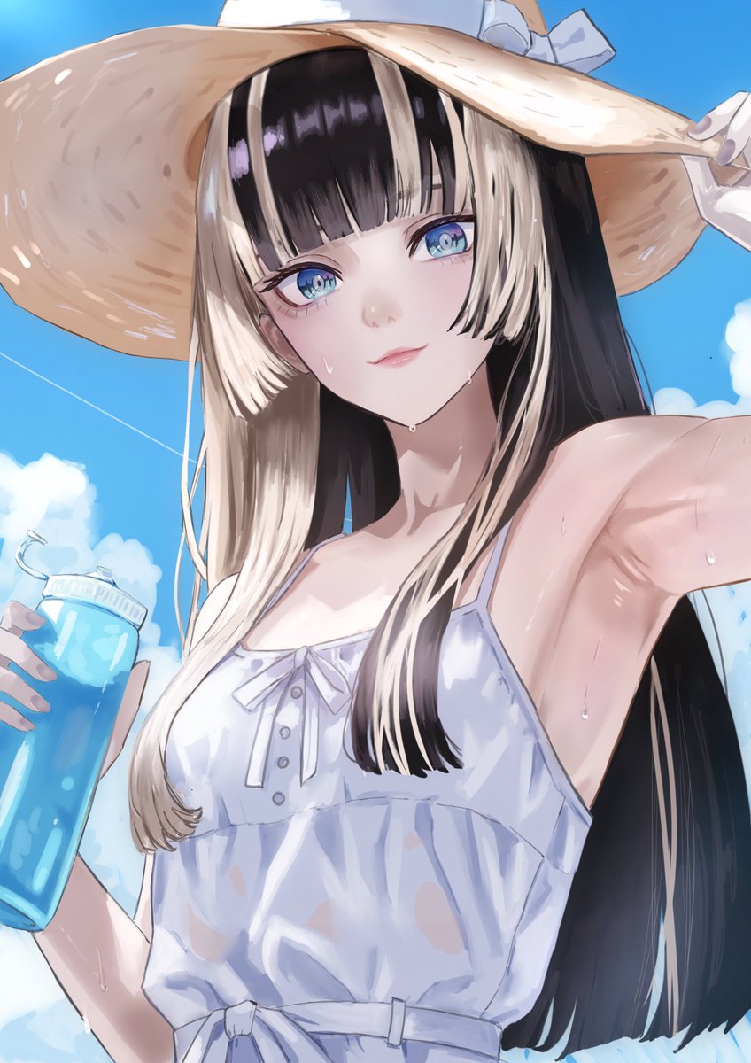 暑いですね☀️

#らでん似絵