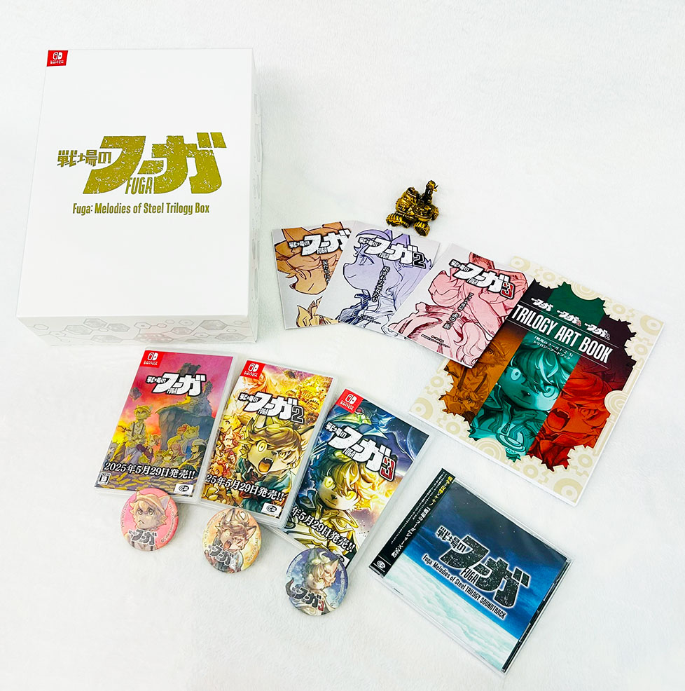 Fuga_CC2_en's tweet image. The physical versions of the Fuga series are now available at CC2STORE International!
🐶Fluffy Tin Badges, CC2STORE International Exclusive Bonus!
🛒…tore--itn-shop--pro-jp.translate.goog/?pid=184543439…