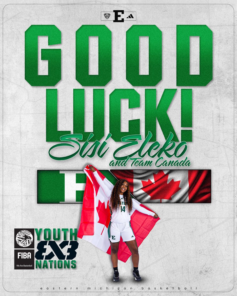 EMUWBB's tweet image. International Si🤩🇨🇦

Wishing Sisi and Team Canada luck as they travel to Chile for the FIBA 3x3 Youth Nations America Tournament!🦅🍁

#EMUEagles | #GreenLightGO