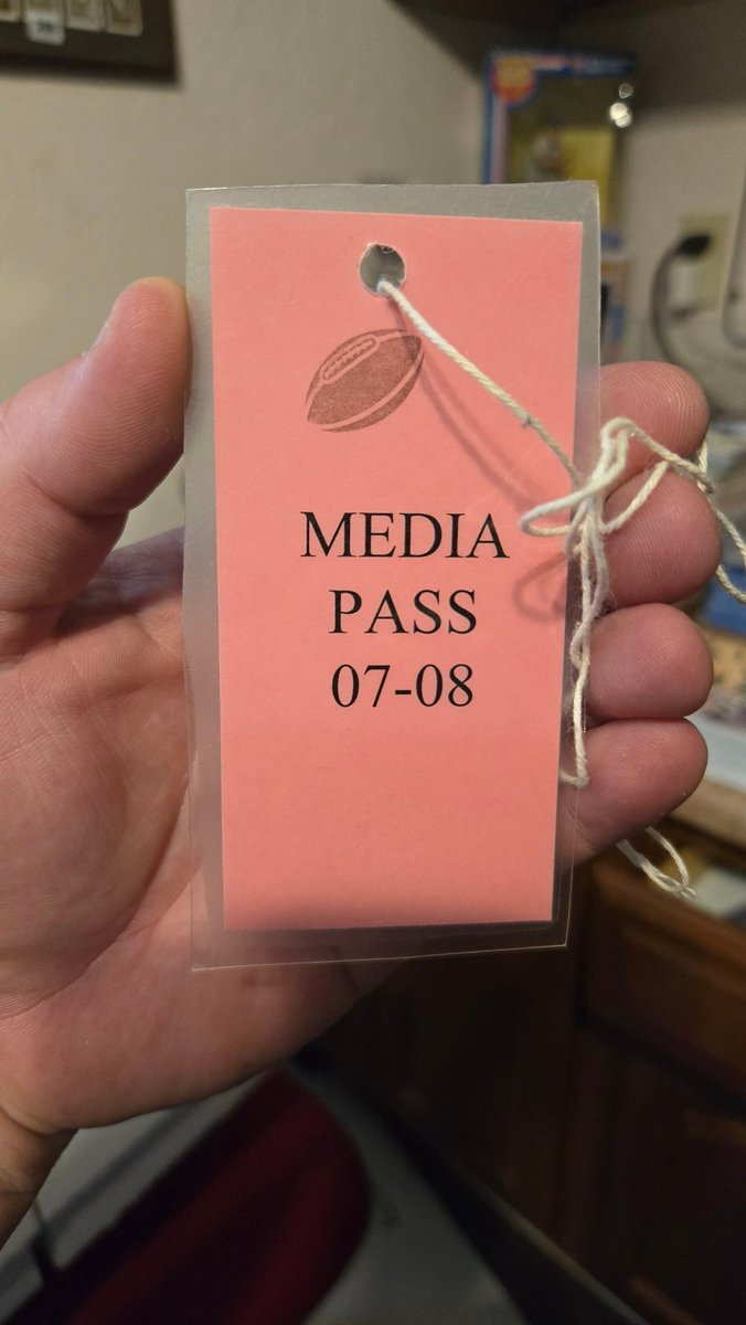 BenCoker3's tweet image. Back in the day you COULD NOT get into Abilene's Shotwell Stadium without this official, state-of-the-art media pass @Matt_Stepp817 @sportsfreaknut @zduncansports @RLeCompteTV @orlandokgw @KfdxTobin