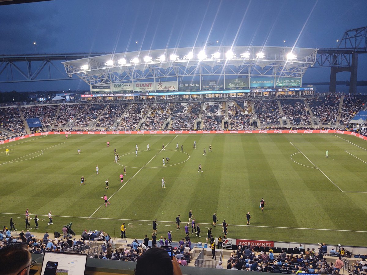 Half: Union &amp; Montreal tied at 1

Sloppy 1st half for the Union 

#DOOP #PHIvMTL
