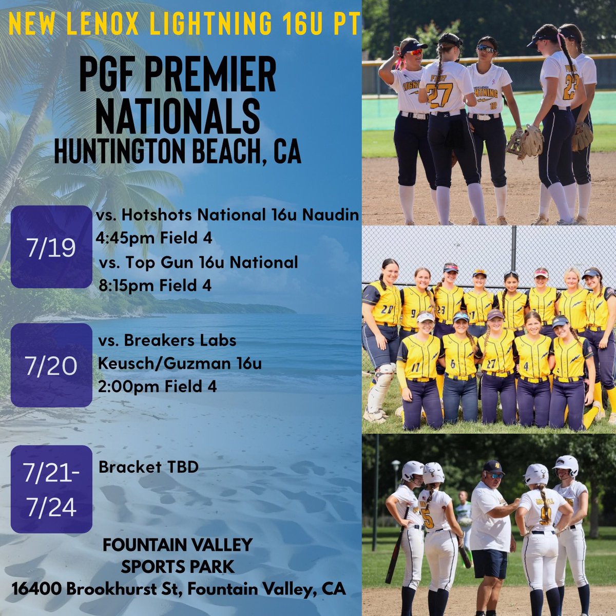 Danielle Poskin 2026 (@daniposkin17) on Twitter photo One last week with my faves‼️ Playing the best of the best in Cali, can't wait to compete one more time with my girls <a href="/LenoxPt/">New Lenox Lightning 16U PT</a>
<a href="/CoachBeckyPearl/">Becky Pearl</a> <a href="/cierra_taylor16/">Cierra Taylor</a> One last week with my faves‼️ Playing the best of the best in Cali, can't wait to compete one more time with my girls <a href="/LenoxPt/">New Lenox Lightning 16U PT</a>
<a href="/CoachBeckyPearl/">Becky Pearl</a> <a href="/cierra_taylor16/">Cierra Taylor</a>