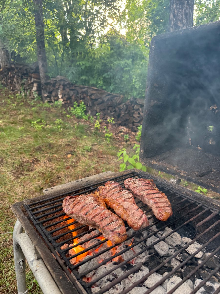 Not often I get to document tornadoes in the early afternoon and grill steaks for myself and the family in the evening.