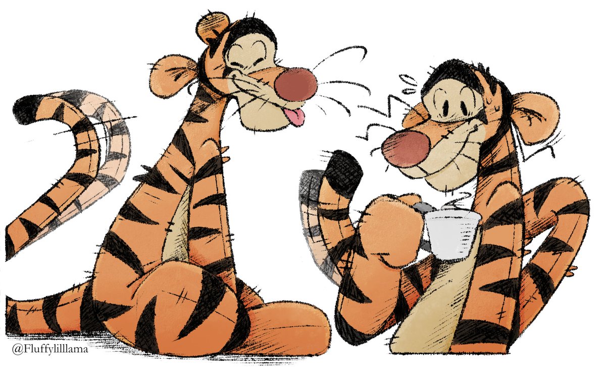 fluffylilllama's tweet image. Tigger my sweet silly boy