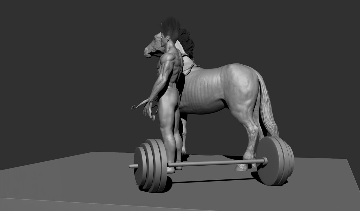 adamcohenart's tweet image. Organic Character &amp;amp; animal Sculpting (online master classes) this character I design for Goku new version it just a live classes character sculpting. 
 #Realtime #AnimalsWildlife #hourse #arnold #biceps #human #muscles #heavy #eyes #hair #face #scul #sculpture #digitalsculpting