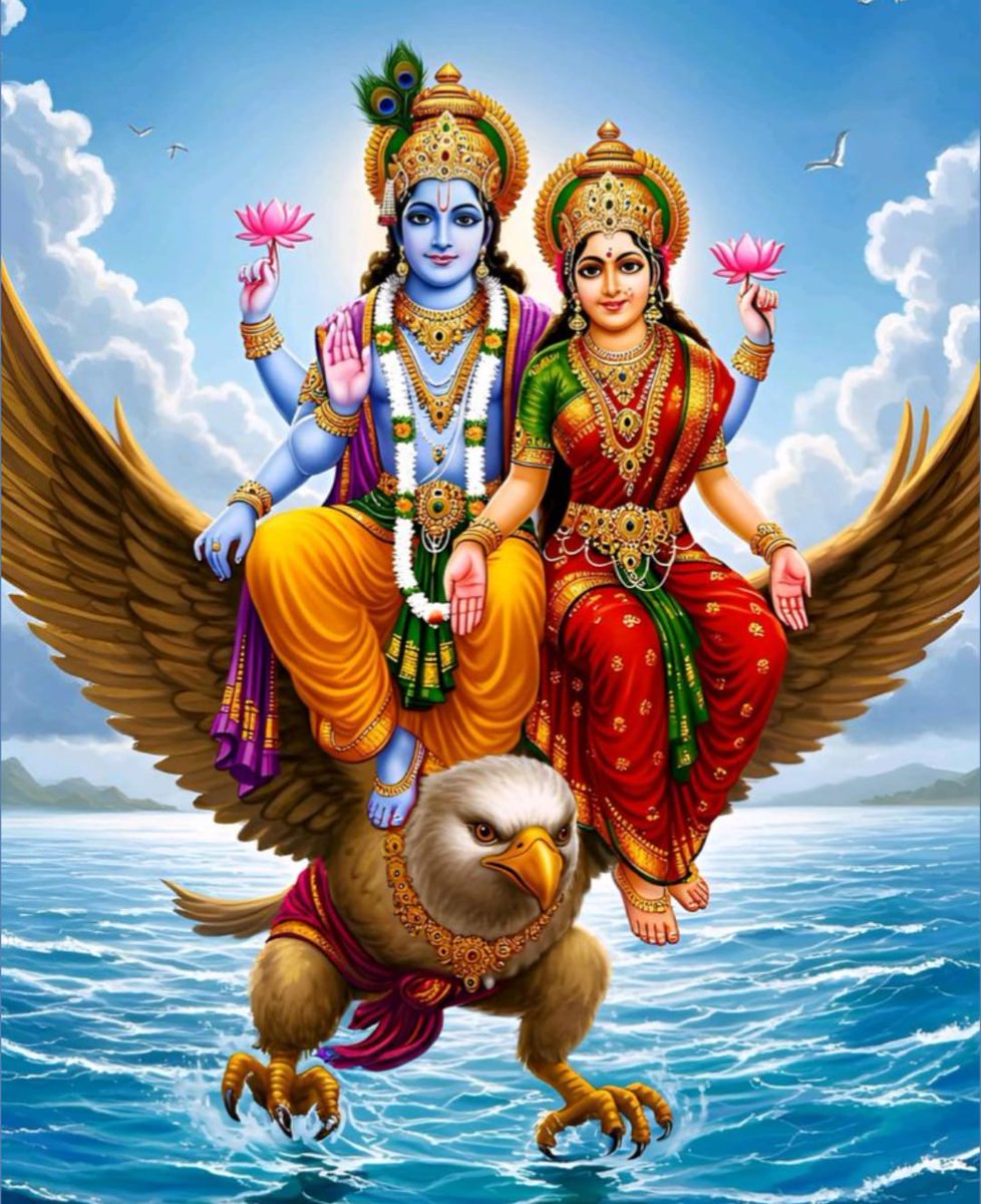 RajeevKuma343's tweet image. शान्ताकारम् भुजगशयनम् पद्मनाभम् सुरेशम्
विश्वाधारम् गगनसदृशम् मेघवर्णम् शुभाङ्गम्।लक्ष्मीकान्तम् कमलनयनम् योगिभिर्ध्यानगम्यम्
वन्दे विष्णुम् भवभयहरम् सर्वलोकैकनाथम्॥🙏🚩