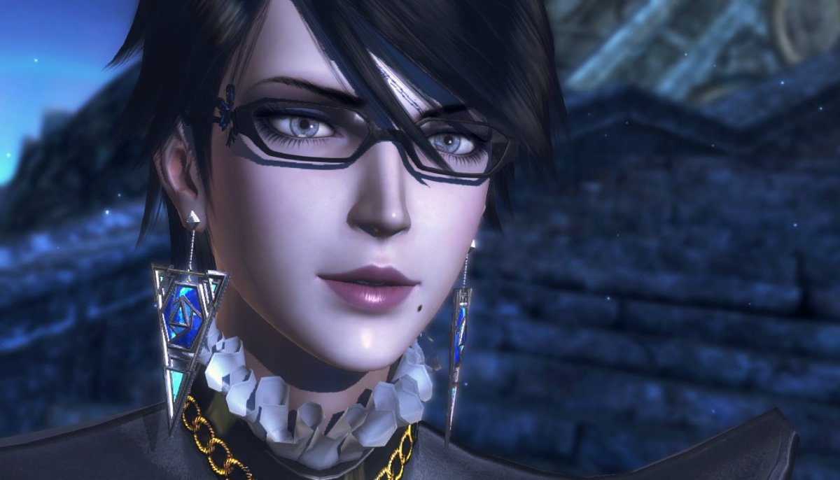 ZoeStanleyArts's tweet image. Bayonetta wearing the puffy shirt from Seinfeld. #Bayonetta2 #FanArt