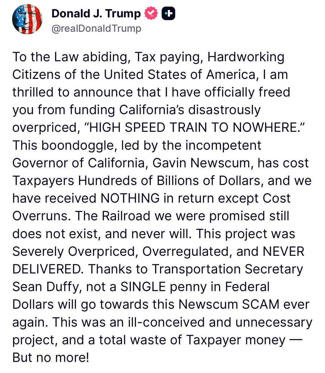 Karoline Leavitt (@presssec) on Twitter photo This is great news for taxpayers everywhere, especially in California!
President Trump is saving California from <a href="/GavinNewsom/">Gavin Newsom</a>’s severe incompetence. This is great news for taxpayers everywhere, especially in California!
President Trump is saving California from <a href="/GavinNewsom/">Gavin Newsom</a>’s severe incompetence.