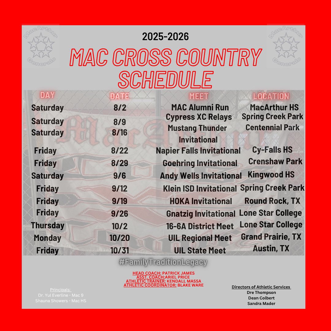 mactrackpack's tweet image. B A C K. A T. I T.
-🫡🤟🏾.
#MacXC #FamilyTraditionLegacy #MacTrackPack #RunWithThePack #GoBigRed #MPND #RideTheMailRoute #GODisthegreatest #BeRelentless #NoExcuses
@1ofAriel @coachb_ware @DeanColbert5